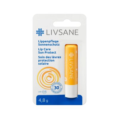 LIVSANE apsauginis lūpų balzamas nuo saulės SPF30, 4.8 g