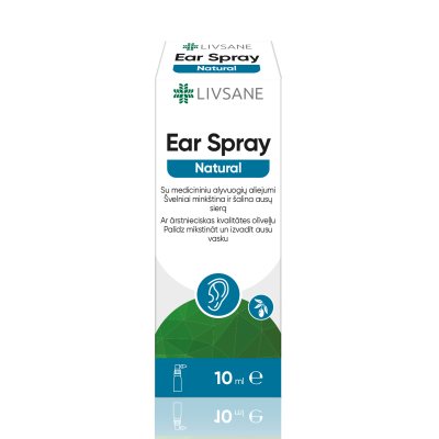 LIVSANE ausų purškalas, 10 ml