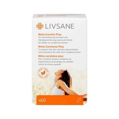LIVSANE Beta karoteno Plus kapsulės N60
