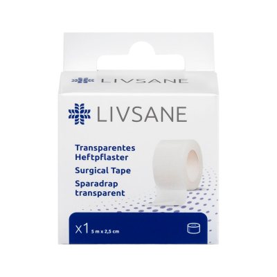 LIVSANE chirurginė juosta x 2,5 cm N1, 5 m