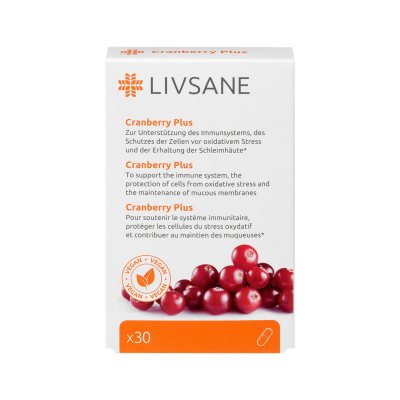 LIVSANE Cranberry Plus kapsulės N30