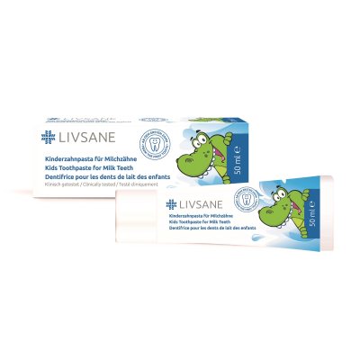 LIVSANE dantų pasta pieniniams dantims, 50 ml