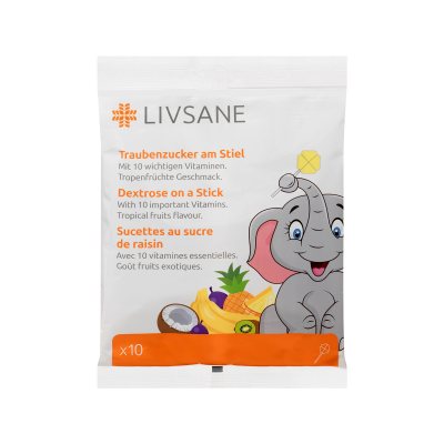 Livsane dekstrozės ledinukai and pagaliuko N10