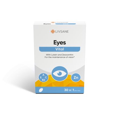 LIVSANE eyes vital kapsulės, N30
