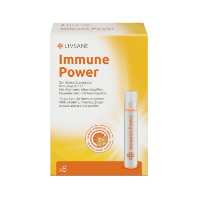 LIVSANE geriamosios ampulės IMMUNE POWER N8
