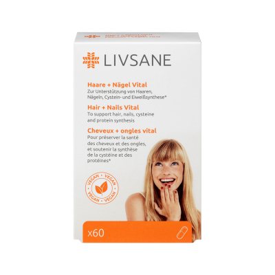 LIVSANE Hair and Nail Vital kapsulės N60