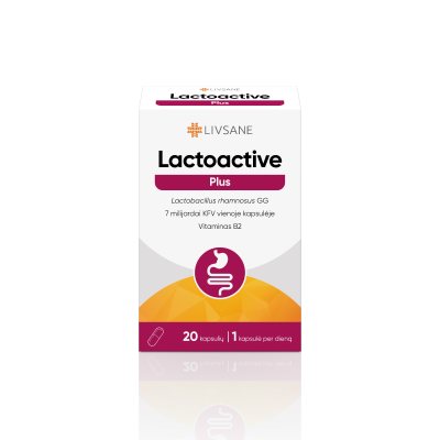 LIVSANE kapsulės LACTOACTIVE PLUS N20