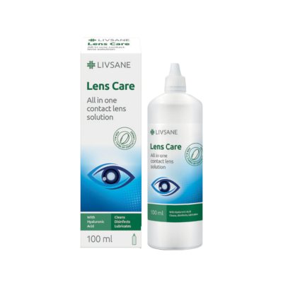 LIVSANE kontaktinių lęšių tirpalas, 100 ml