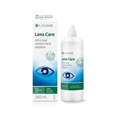 LIVSANE kontaktinių lęšių tirpalas, 360 ml