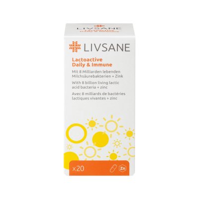 LIVSANE Lactoactive Daily & Immune kapsulės N20