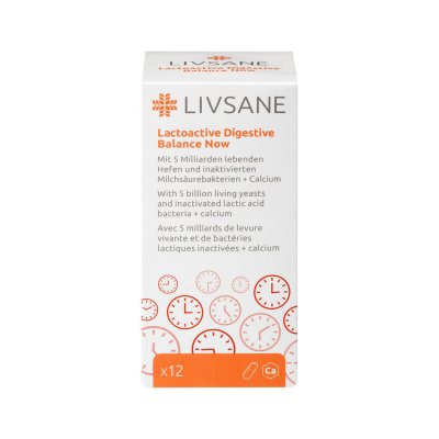 LIVSANE Lactoactive Digestive Balance Now kapsulės N12