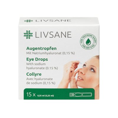 LIVSANE lašai akims, N15, 0.35 ml