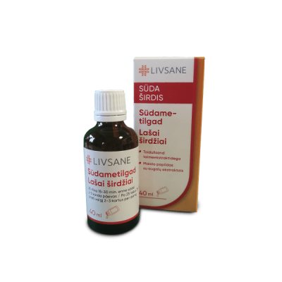 LIVSANE lašai širdžiai, 40 ml