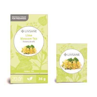 LIVSANE liepžiedžių arbata, N20, 1.8 g