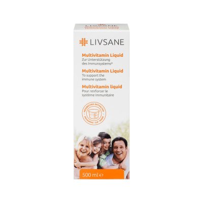 LIVSANE multivitaminų sirupas, 500 ml