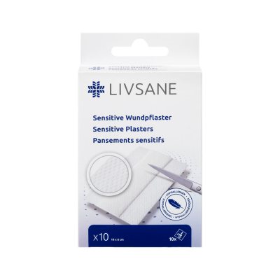 LIVSANE pleistras jautriai odai, N10, 10 x 6 cm