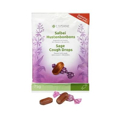 LIVSANE šalavijų skonio ledinukai, be cukraus, 75 g