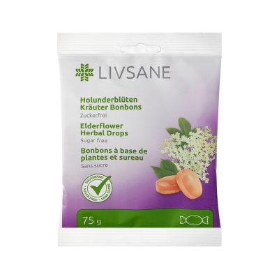 LIVSANE šeivamedžio skonio ledinukai, 75 g