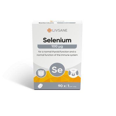 LIVSANE selenas 100mcg TBL N90