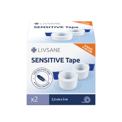 LIVSANE Sensitive juosta x 5 m, N2, 2.5 cm
