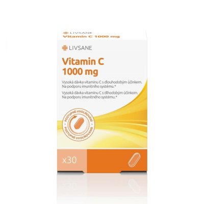 LIVSANE vitaminas C 1000 mg kapsulės N30
