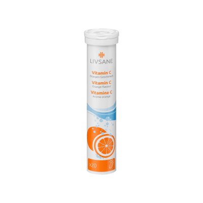 LIVSANE Vitamino C šnypčšiosios tabletės N20