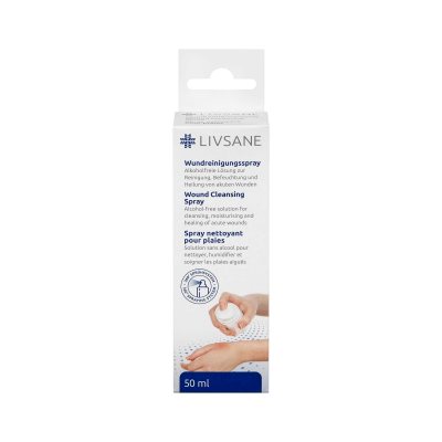 LIVSANE žaizdų valymo purškalas, 50 ml