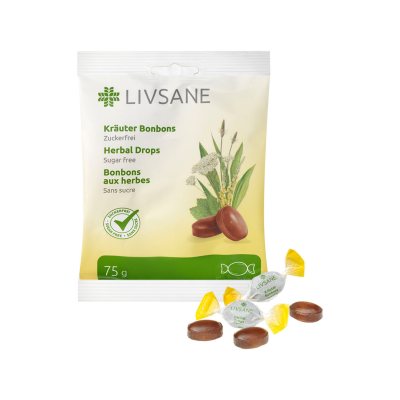 LIVSANE žolelių skonio ledinukai, 75 g