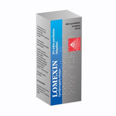 Lomexin /100 ml odos purškalas 30 ml, 2 g