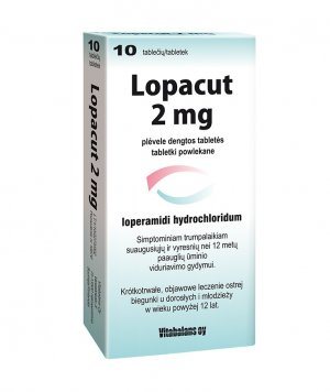 LOPACUT 2 mg plėvele dengtos tabletės N10