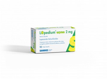 LOPEDIUM Express 2 mg kapsulės N10