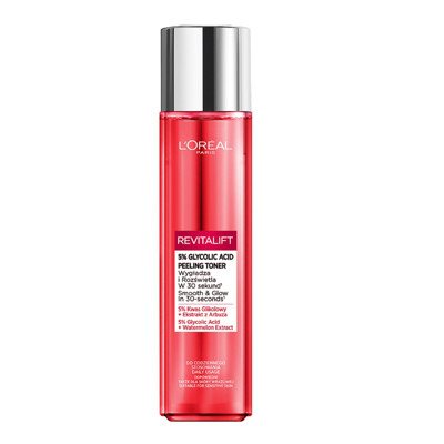 L′ORÉAL PARIS REVITALIFT, šveičiamasis tonikas su glikolio rūgštimi, 180 ml