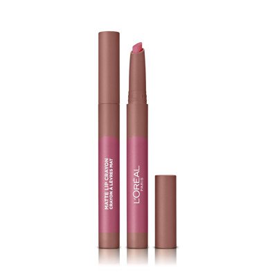 L'OREAL PARIS INFAILLIBLE MATTE CRAYON, 102 CARAMEL BLONDIE, lūpų dažai