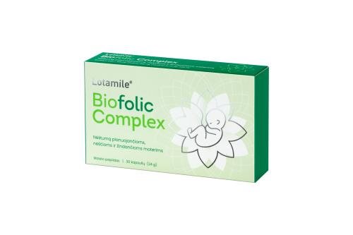Lotamile Biofolic Complex, kapsulės, N30