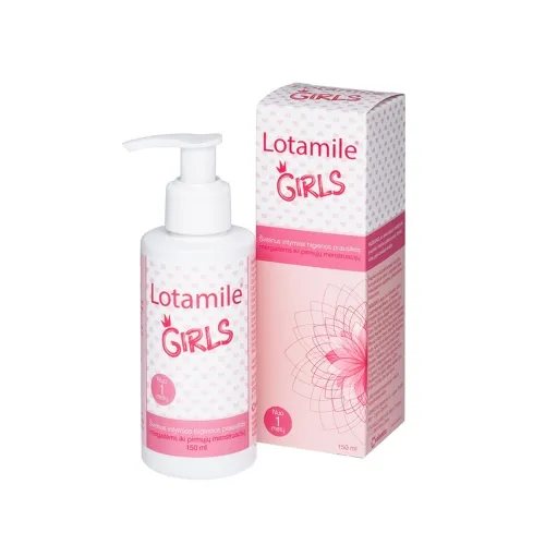 LOTAMILE intymios higienos prausiklis GIRLS, 150 ml