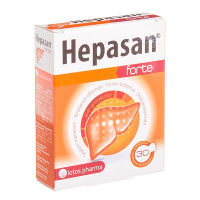 LOTOS PHARMA HEPASAN FORTE, 30 kapsulių