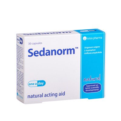 LOTOS PHARMA SEDANORM, 30 kapsulių