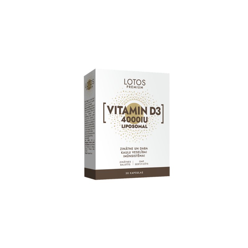 LOTOS PREMIUM Liposomal Vitamin D3 4000TV kaps. N30
