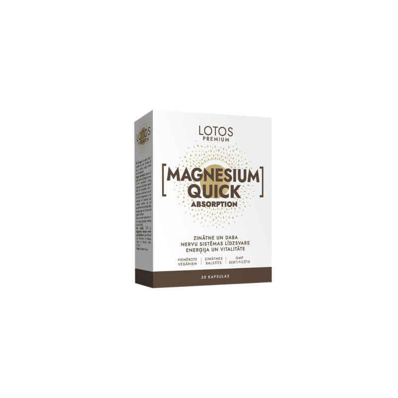 LOTOS PREMIUM Magnesium Quick Absorbtion kaps. N30