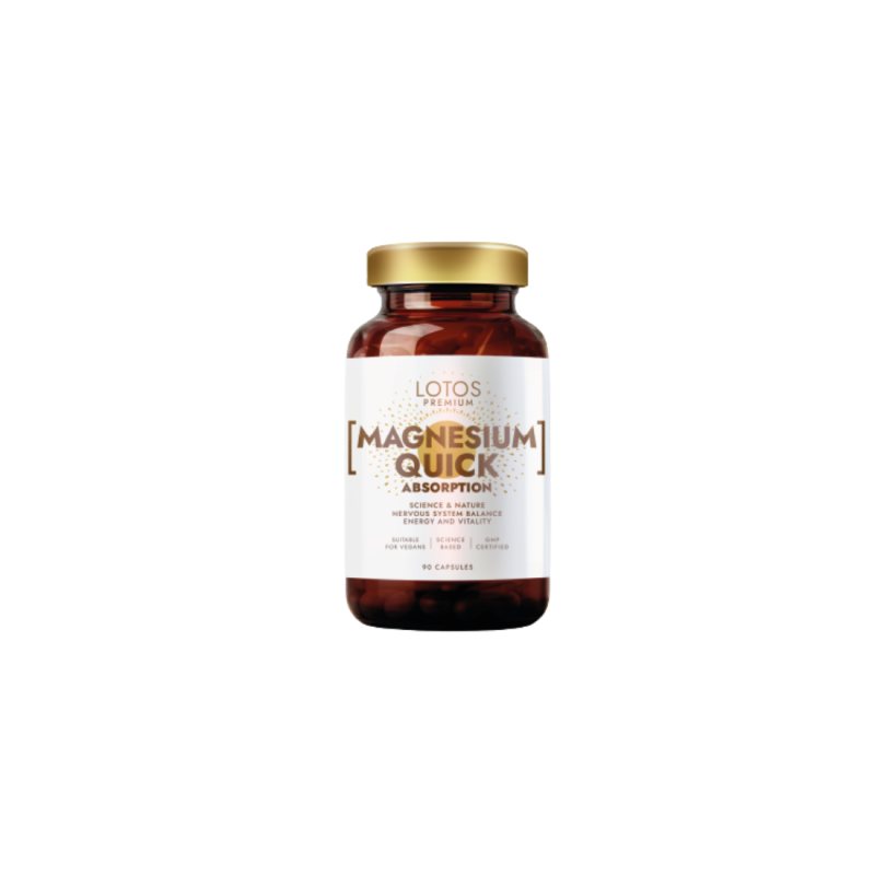 LOTOS PREMIUM Magnesium Quick Absorbtion kaps. N90