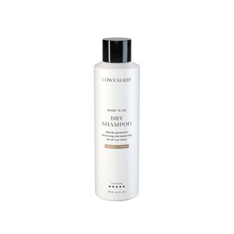 LOWENGRIP apimties suteikiantis sausas šampūnas GOOD TO GO, karamelės ir vanilės aromato, 250 ml