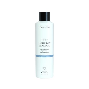 LOWENGRIP lengvas maitinamasis sausas šampūnas, švelnaus brizo ir bergamotės aromato, 250 ml