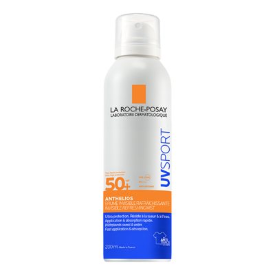 LRP ANTHELIOS UVSPORT, vand. ir prakaitui atsp. migla, SPF50+, 200 ml