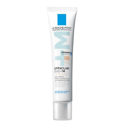 LRP EFFACLAR DUO+M UNIFIANT, trigubo poveikio trūkumus mažinantis kremas su atspalviu, 40 ml