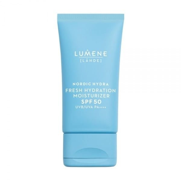 LUMENE drėkinamasis veido kremas NORDIC HYDRA LAHDE FRESH HYDRATION MOISTURIZER, SPF50, 50 ml