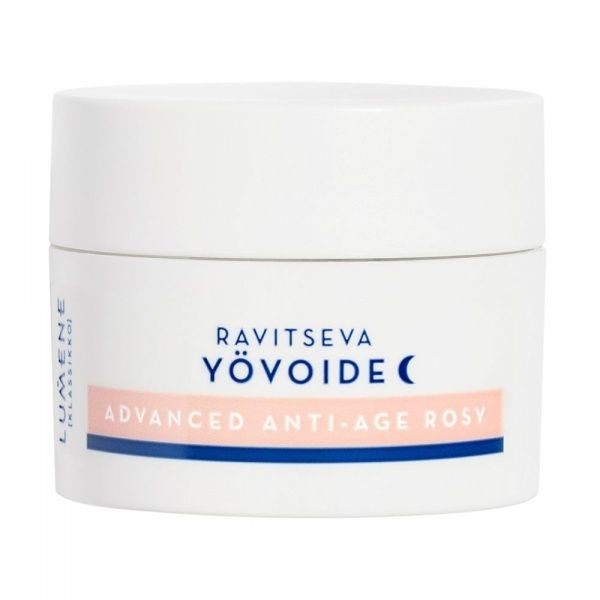 LUMENE naktinis veido kremas KLASSIKKO ADVANCED ANTI-AGE ROSY, 50 ml