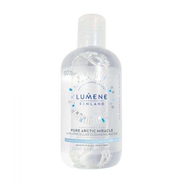 LUMENE universalus veido valiklis PURE ARCTIC MIRACLE 3 IN 1, 250 ml