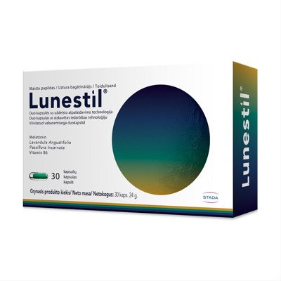 LUNESTIL, 30 kapsulių