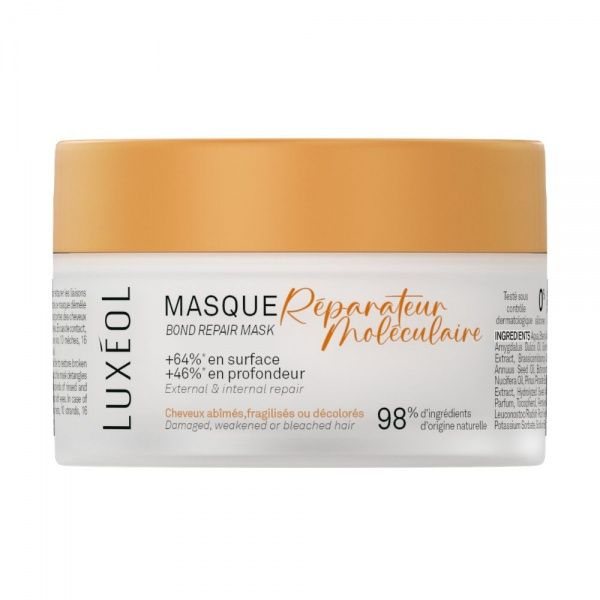 LUXEOL atkuriamoji kaukė pažeistiems plaukams, 200 ml