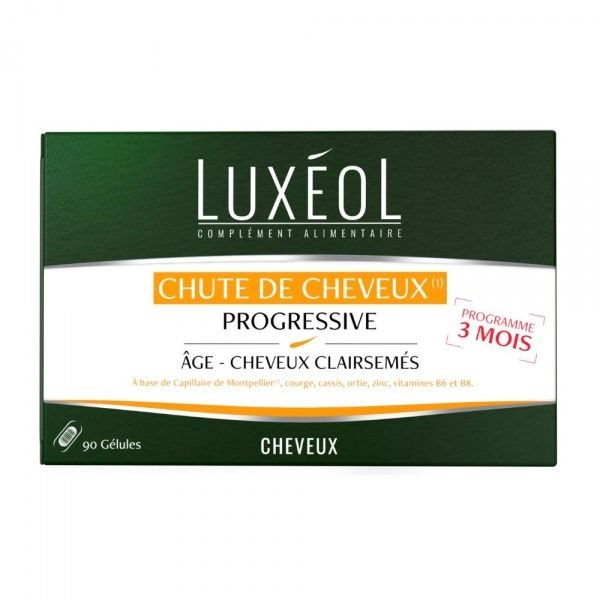 LUXEOL maisto papildas PROGRESSIVE HAIR LOSS, 90 kaps.